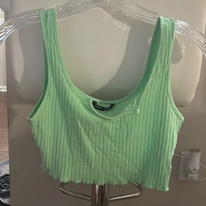 green shein tank top size M